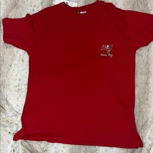 NFL Buccaneers Red Short Sleeve Tee